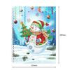 DIY Notizbuch Weihnachten Xmas Handgemachtes Bohrmaterial-Set Schneemann-Muster
