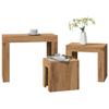 VidaXL Nesting Coffee Tables 3 Pcs Artisan Oak Engineered Wood, Nesting Table, Modern Nesting Table, Set of 856673