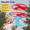 Children'S Outdoor Flying Bamboo Dragonfly Frisbee Gyro Gun Pistol Luminous Ufo Spinning Top Ejection Toy Kids Gyro Launcher