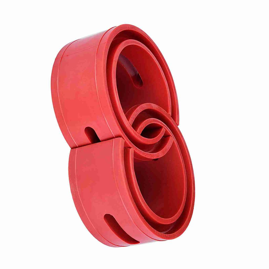 2 szt. Czerwony Samochodowy Amortyzator Bufor Sprężyna Zderzak Poduszka Typ B