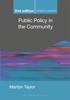 The Public Policy In the Community Book