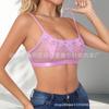 Women S Sexy Lace Wireless Push Up Bra Three Quarter Cup Thin Mold Cup Lingerie