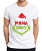 Mama Grinch Christmas Gift Hat Green Heart Family Funny Unisexs Tshirt