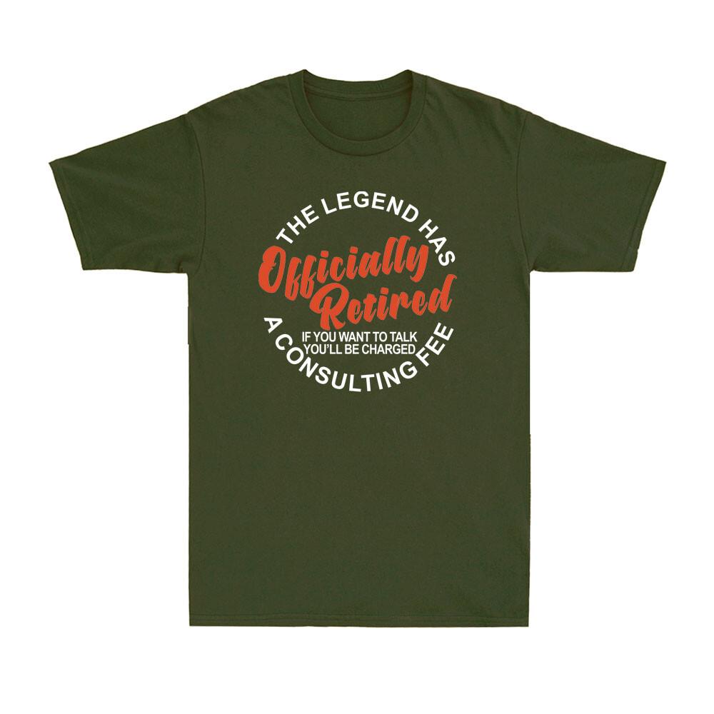 The Legend Has Officially Retired Funny Retireunisext Saying Gifts Unisexs Tshirt