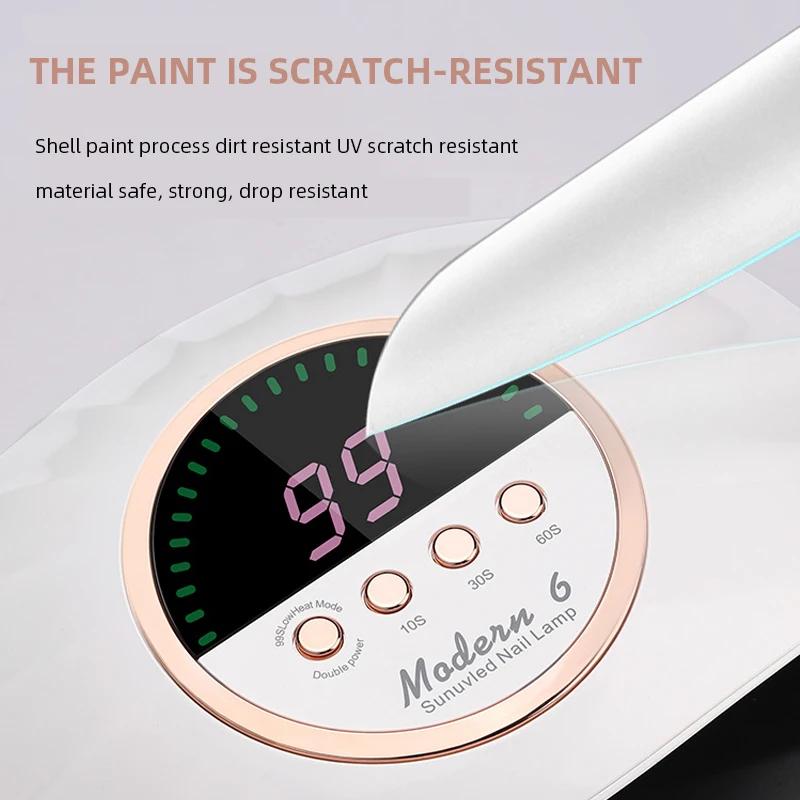 268W UV LED Lamp For Nail Dryer Manicure Nail Drying Lamp 69LEDS UV Gel Varnish With LCD Display UV Lamp For Manicure Salon