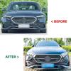 Front Bumper Spoiler Splitter Air Intake Grille Trim Cover For Mercedes-Benz E-Class W214 S214 AMG Line 2024-2025 Car Styling