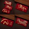 New Year Red Envelope Pack With Gold Foil For Spring Festival Gift Giving