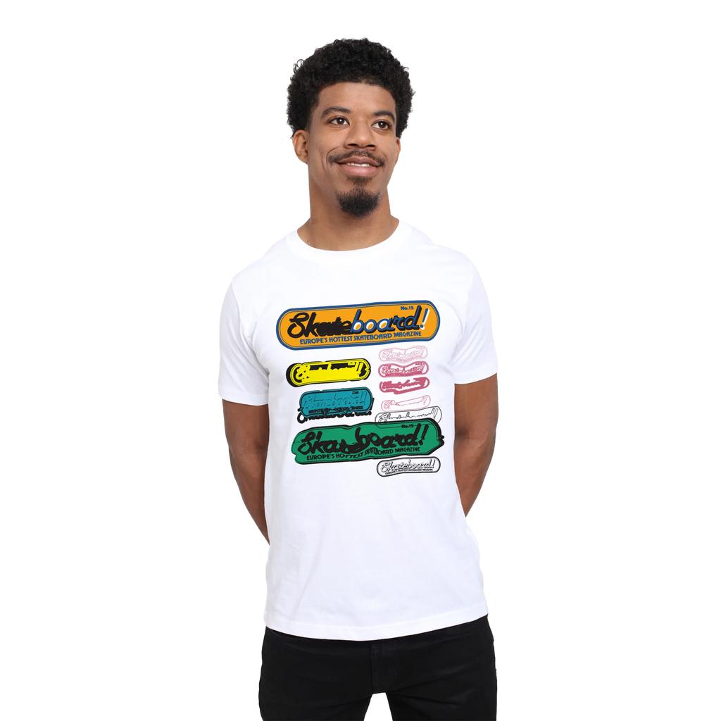 Skateboard! Unisex Adult Magazine Logo T-Shirt