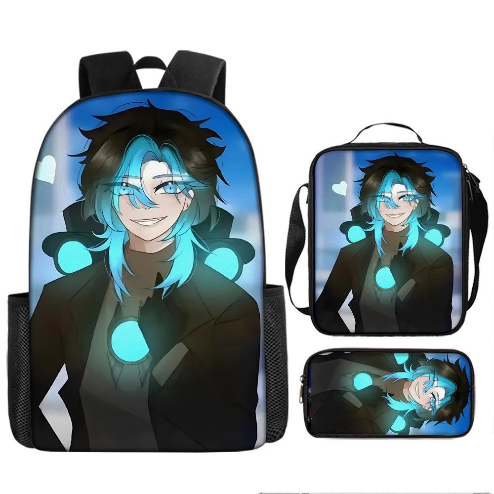 Cartoon Student Bag Skibidi Toilet Man Vs Monitor Man Elementary School Children Backpack