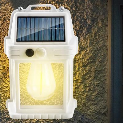Intelligent Induction Tungsten Filament Lamp IP65 Waterproof LED Wall Sconce Induction Garden Light for Porch Patio Yard Garden