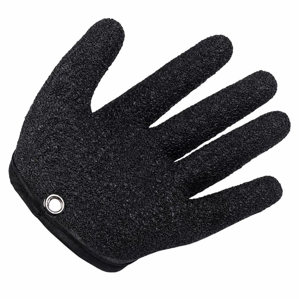 1 Pair Non-Slip Fishing Gloves Latex Fisherman Gloves Durable Fish Catching Gloves Sea Fishing