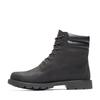 Timberland Wodoodporne buty sznurowane 6-calowe z drewna lipowego, damskie, czarne, 7.0 (24,0 cm),