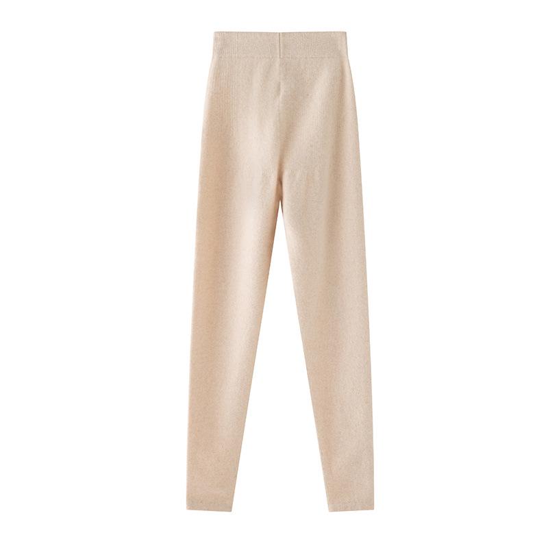 

2025 Autumn/Winter Women s High-Waisted Slim-Fit Thick Cashmere Leggings – Versatile Warm Base Layer & Outerwear. Medium
