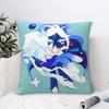 Starsher  Cookie Run Kingdom Square Pillow Cases Cushion Cover Custom Zippered Decor Pillowcase for Car 45x45cm