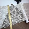 21.5cm Wide Elastic Lace, Hollow Stretch Spandex Lace Fabric for Lingerie, Bra, Underwear, Garment, Sewing & Crafting