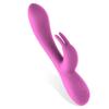 Mauve Unibody Vibrator Liquid Silicone USB Pink