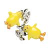 CHANEL Resin Diamond Earrings Women's Silver/Yellow/Orange/Crystal ABH521-B24156-U9487