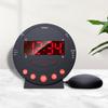 Loud Alarm Clock With Bed Shaker Vibrating Alarm Clock With Flash Light Brightness Adjustable Snooze Dual Alarm Setting Usb