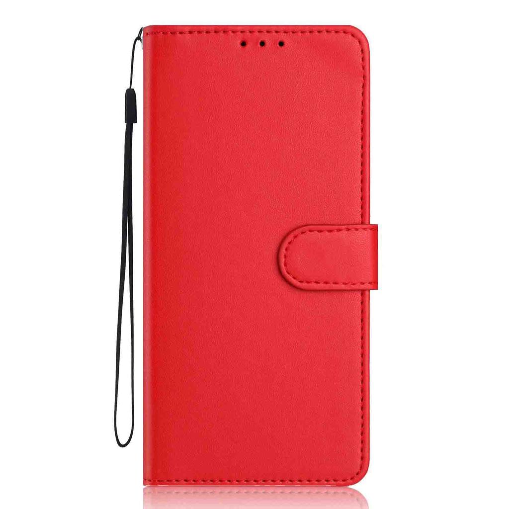 For Honor 400 Smart 5G/4G/X7d 4G Wallet Case with Strap/Multiple Card Slots Solid Color Leather Stand Phone Cover