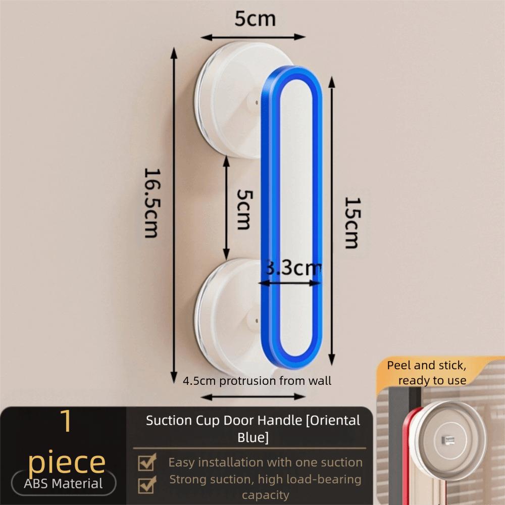 

Strong Adhesion Suction Cup Door Handle No Drilling Required Universal Suction Cup Handle Cabinet синій