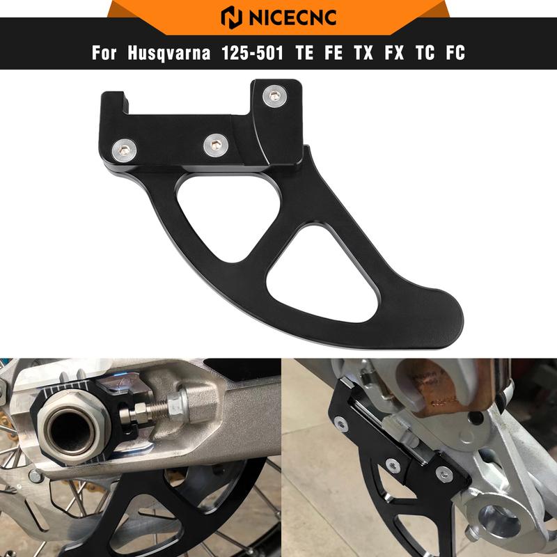 NICECNC For Husqvarna TE 300i TE 250i FE 350 FE 450 FE 501 2020-2023 Rear Brake Disc Guard For GasGas EC 300 EC 250 2021-2023