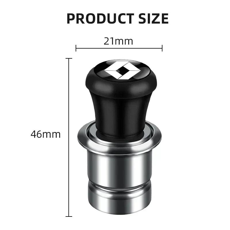 2026 Hot For Renault Hub Caps Car Portable Cigarette Lighter Auto Badge Cigar Lighter Adapter For Renault Clio Laguna 2 Megane 2