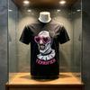 2026 Terrifier Art Clown Heart Glasses T-Shirt Fashion T-Shirt Short Sleeve Round Neck T-Shirt Idea Clothing WoUnisex's Clothing