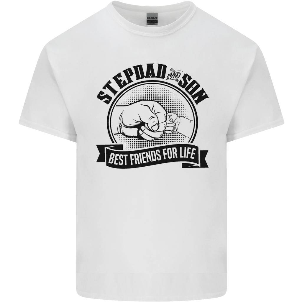 Stepdad Son Best Friends Fathers Day Unisexs Light Cotton TShirt
