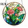 Unique Acrylic Puzzle Gift Sun Catcher with Colorful Light Projection, DIY Window Hanging Decor Stained Glass for Garden Patio Living Room, UV Printed