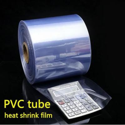 0,5 kg 0,05 mm PVC-Schrumpfschlauch, durchsichtige Kunststoffmembran, PVC-Heißschrumpffolie, Verpackungsschlauch, Kunststoffpackung, Zubehörblatt
