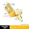 50Pcs Cold Rolled Steel Shelf Support Pegs Electroplated Finish Various Sizes For Home Cabinet Wardrobe Bookshelf