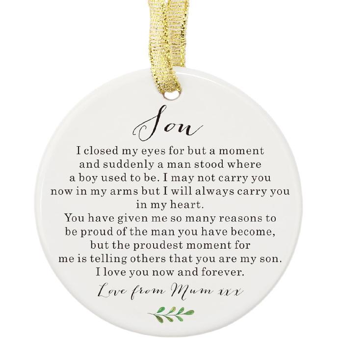 to My Granddaughter Gifts from Grandma - Ceramic Ornament - Granddaughter from Grandma, Birthday, Mother's Day, Graduation Gift