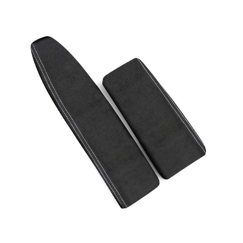 ABS + Suede Leather Car styling Center Control Armrest Box Trim Cover For Mercedes Benz C E GLK Class W204 W212 X204 2009-2013