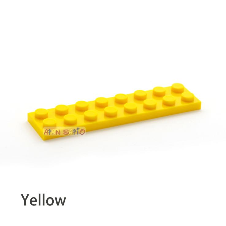 40pcs DIY Building Blocks Thin Figures Bricks 2x8 Dots 13Color Educational Creative Size Compatible With 3034 Toys for Children