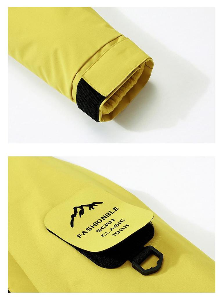 Unisex 3-in-1 Windproof Waterproof Jacket with Graphene Heating Liner, Detachable, for Autumn and Winter.