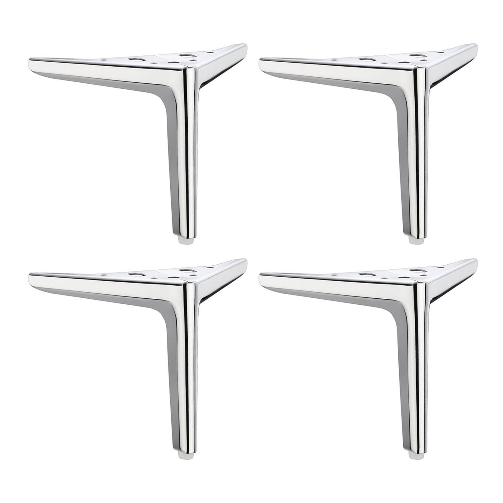 

4 шт. Современные металлические ножки для шкафа, треугольные ножки для мебели, металлические ножки для мебели для дивана, кушетки, кресла и шкафа, замена F