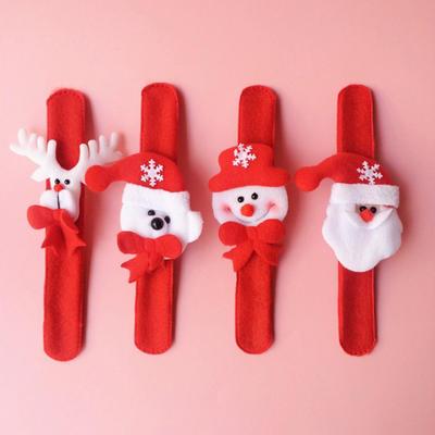 Nový vánoční náramek s nacvakávacím zapínáním Santa Claus Sněhulák Sob Medvídek KTY