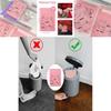 Disposable Sanitary Pad Trash Bag With Support For Pink Home Use