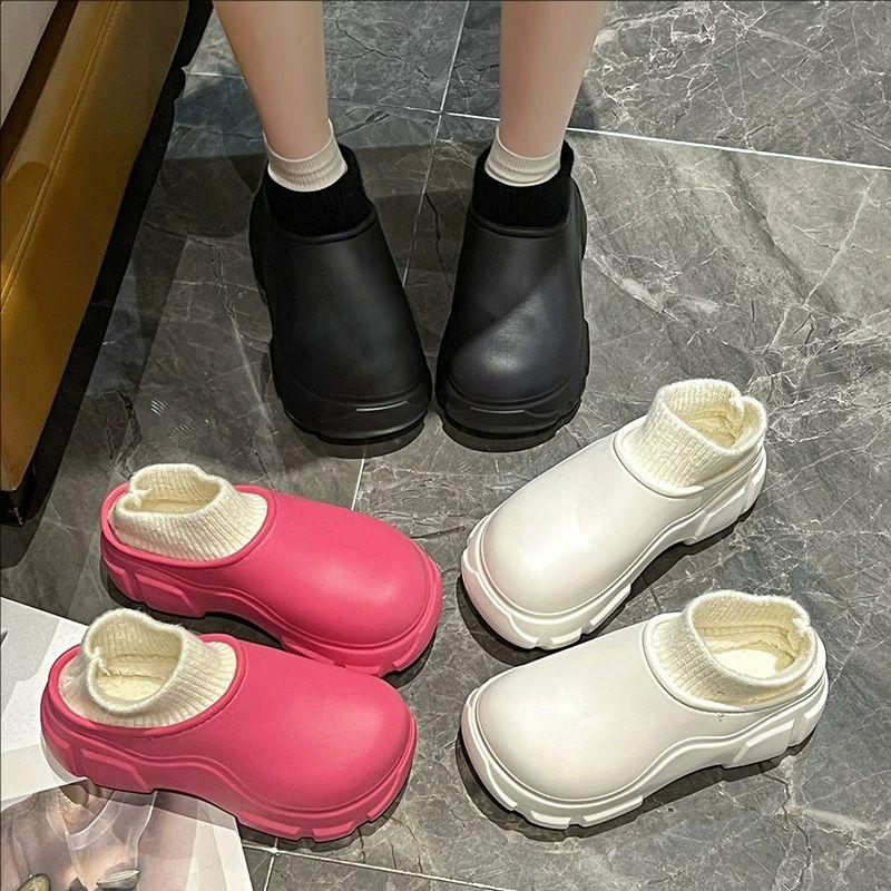 Fashion Women Boots Winter New Fashion Retro Platform Ankle Boots Women Casual Comfortable Flats Shoes for Women Thickened Boots