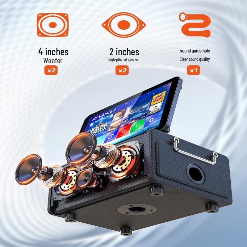 SANSUI Q17 Portable KTV & Live Stream Speaker System (CN Version)