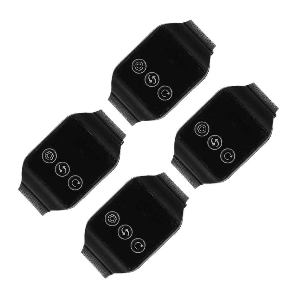 Sistema de chamada sem fio 4 em 1 com 4 receptores de relógio, pager para cuidador e enfermeira sem fio resistente à água