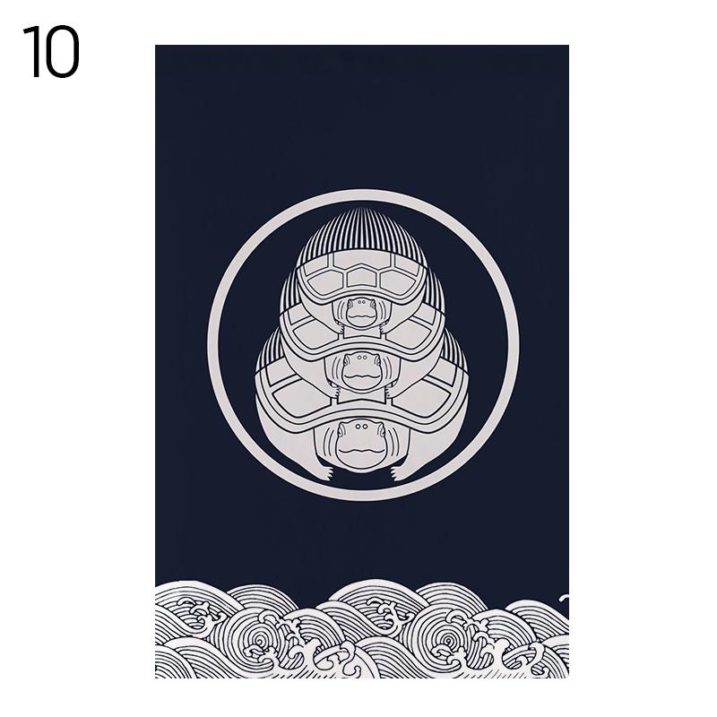 Japanese Tea Room Partition Pennant Kitchen Door Head Curtain Teahouse Hanging Short Curtain Sushi Restaurant Pub Bar Decor