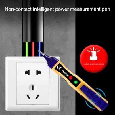 Electrical Pen Sensitive Self-test Sound-light Alarm Waterproof LED Display Screen Mini Contact-free AC Eletricity Voltage Detector Electrician
