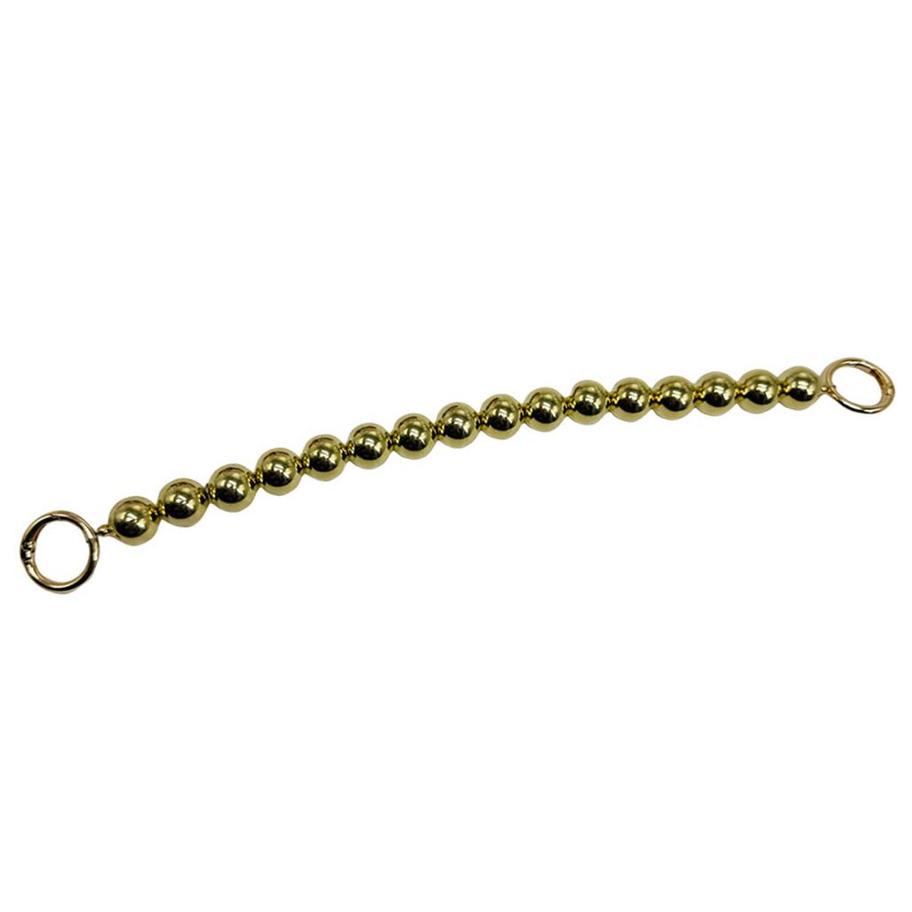 Detachable Plastic Beaded Chain Strap Short Handle with Buckle Clip for Purse Handbag Shoulder Crossbody Bag Replacement