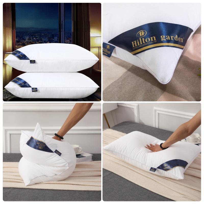 Hilton Hotel Pillow High And Low Adjustable Neck Support Pillow For Single Person