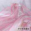 Thin Crystal Organza Fabric Per Meter for Summer Dress Stage Costume Scene Decoration Diy Sewing Soft Smooth Shiny Cloth Black