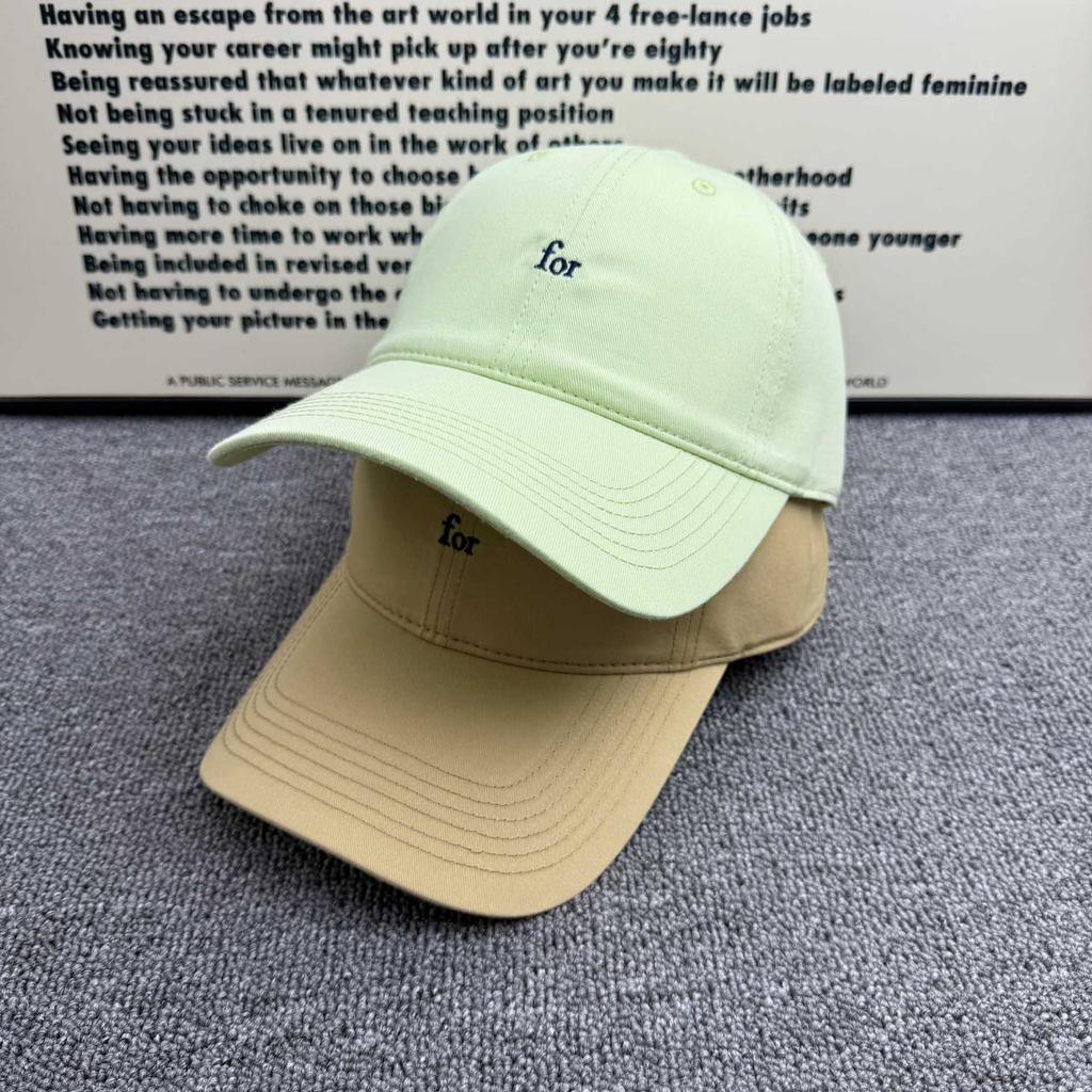 Premium Minimalist Baseball Cap Small Letter Embroidery Soft Top Versatile Sunscreen Cap Commuter Spring and Summer Cap