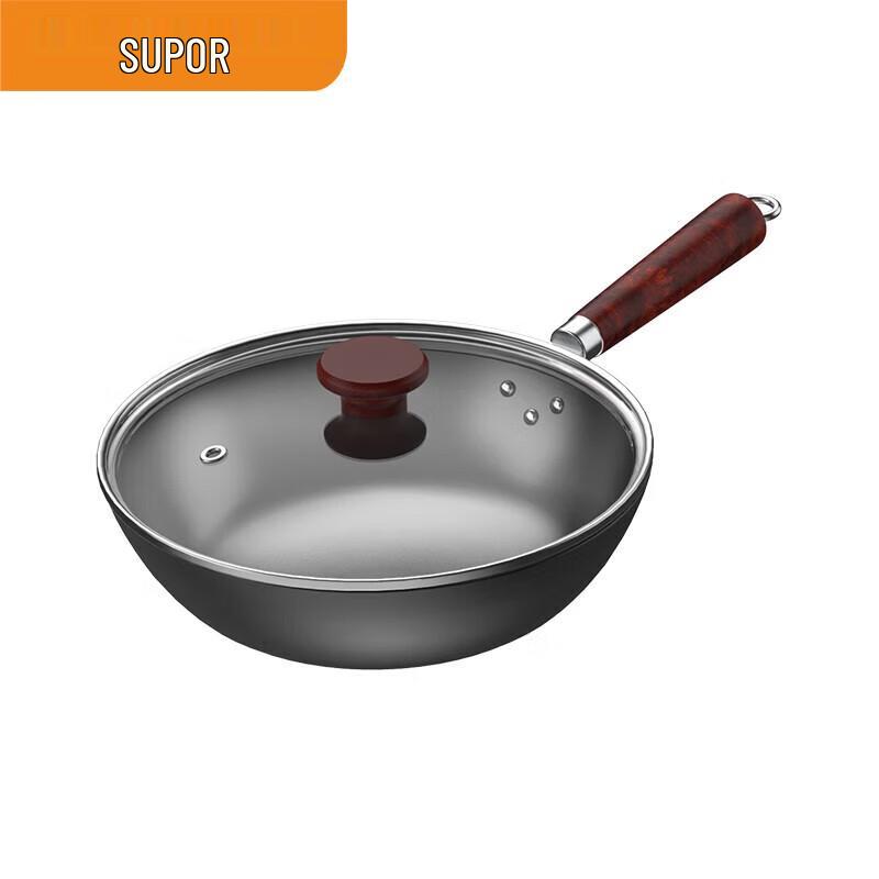 Supor 32cm Coating-Free Iron Wok