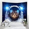Wanddekoration Zuhause Wandteppich Lustige Katze Hintergrund Hängestoff Büro Wohnzimmer Wandteppich