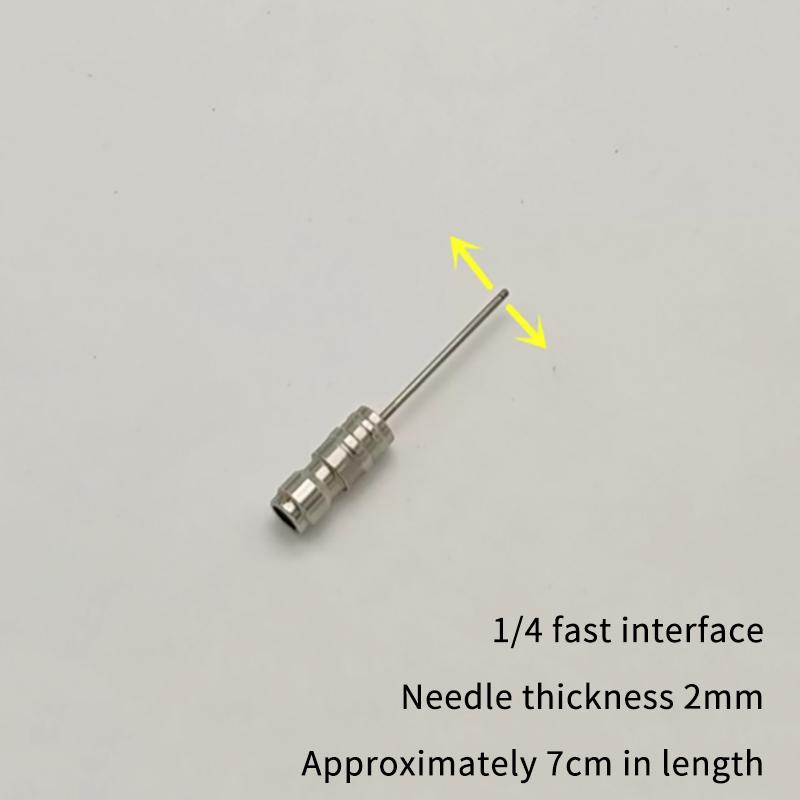 1 pièce Acier Inoxydable Nettoyage Haute Pression Aiguille Buse 1/4" Connexion Rapide Design Fin Pour Nettoyage en Profondeur Réservoirs de Lave-Auto AC